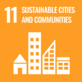 Icon: Development Goal 11 - Sustainable Cities and Communities