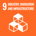 Icon: Development Goal 9 - Industry, Innovation, and Infrastructure