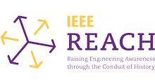 Logo: IEEE REACH - Raising Engineering Awareness through the Conduit of History
